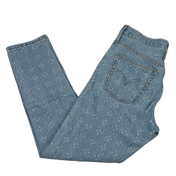 Levi’s 501 Skinny High Rise Snowflake Jeans Sz: 28W x 28L - Picture 6 of 16